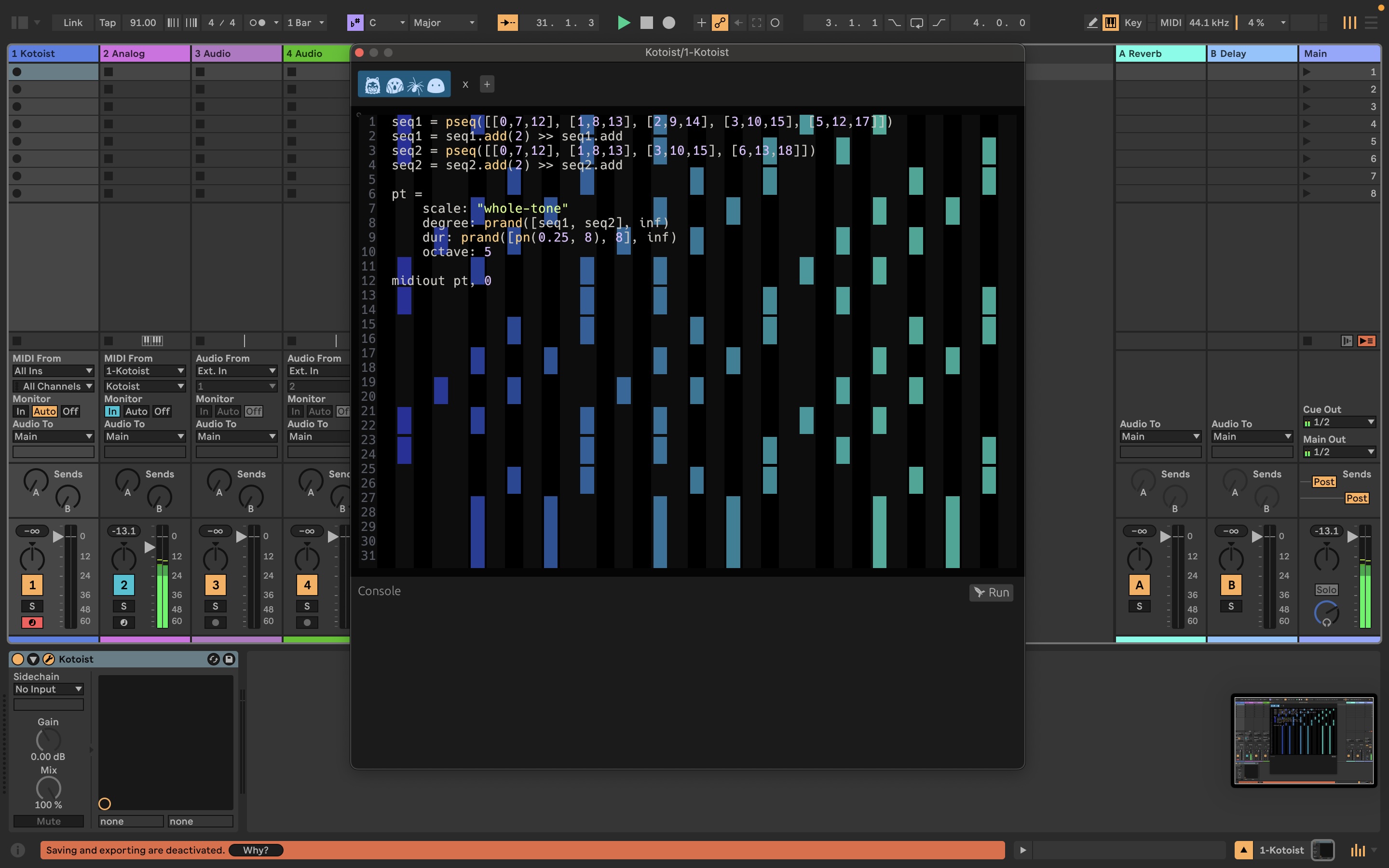 Kotoist in Ableton Live